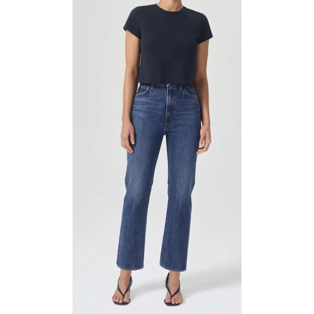 AGOLDE Pinch Waist High Rise Kick Jeans in Placebo Size 28 EUC